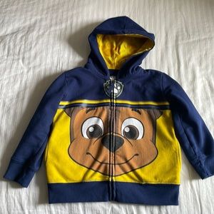5t paw patrol chase hoodie